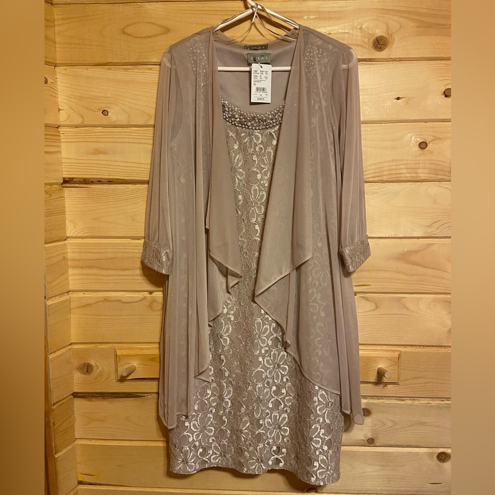 Laura Dress w/ Sheer Jacket